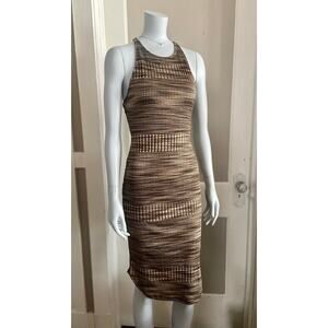 Urban Outfitters: ECOTE Brown/Black Bodycon Tank Dress sz S